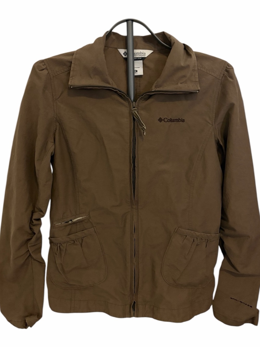 Columbia Brown Lightweight Full-Zip Jacket